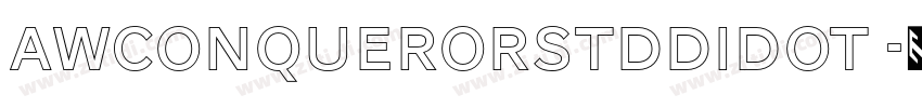 AWConquerorStdDidot 字体转换 AWConquerorStdDidot 字体转换